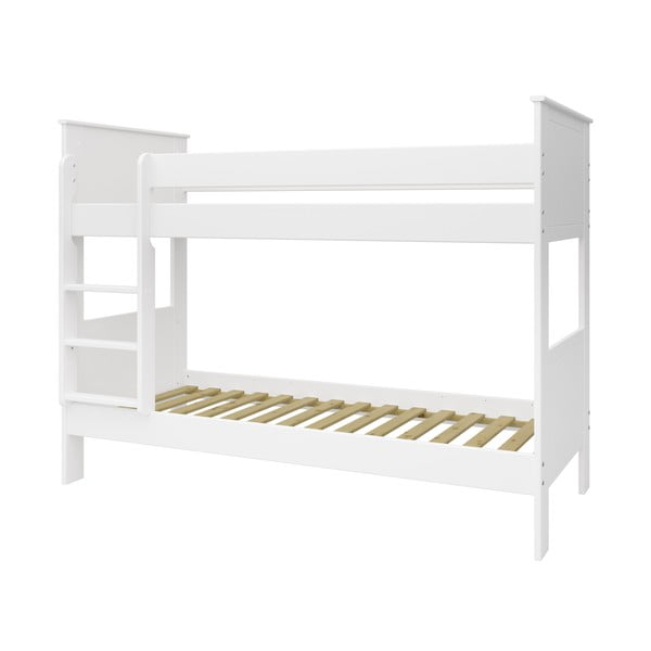 Bijeli dječji krevet na kat 90x200 cm Alba - Tvilum-image-2