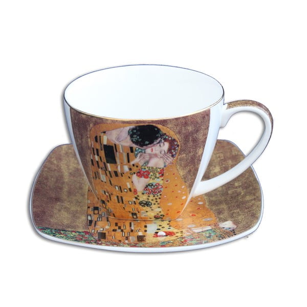 Gustav Klimt - šalica s tanjurićem Kiss