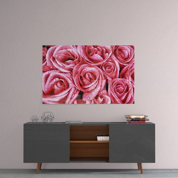 Staklena slika Insigne Pink Roses-image-1