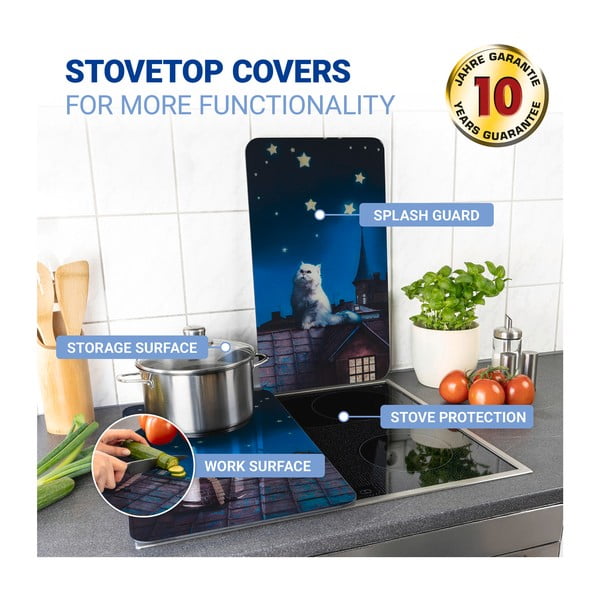 Zaštitni poklopci za štednjak u setu od kaljenog stakla 2 kom 30x52 cm – Maximex-image-4