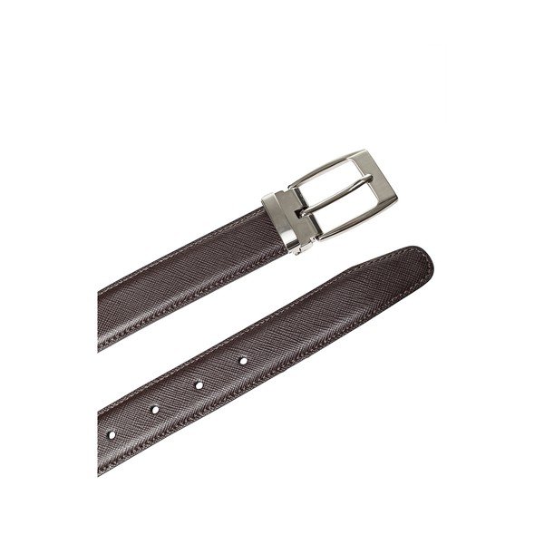 Tamnosmeđi muški kožni remen Ferruccio Laconi Arv, dužine 85 cm-image-1