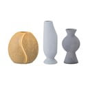 Ručno izrađene vaze u setu 3 kom od kamenine (visina 12,5 cm) Miacecilia – Bloomingville