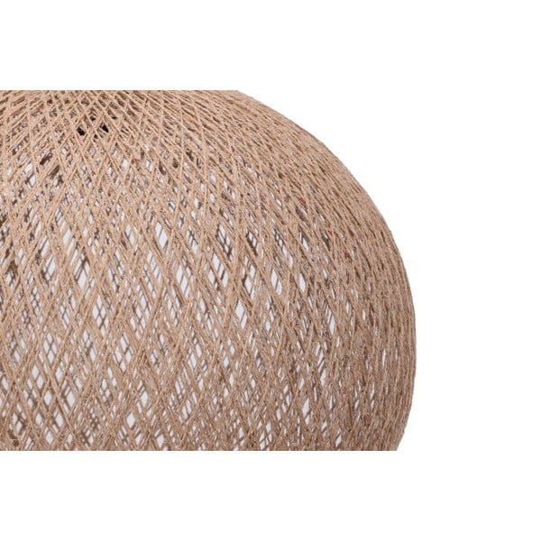 Bež viseća svjetiljka sa sjenilom od jute ø 38 cm – Opviq lights-image-3