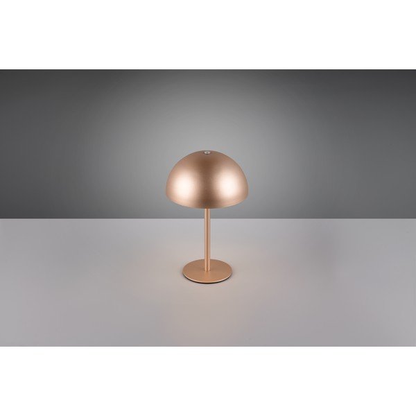 LED stolna lampa u brončanoj boji s metalnim sjenilom (visina 21 cm) Munoz – Reality-image-2