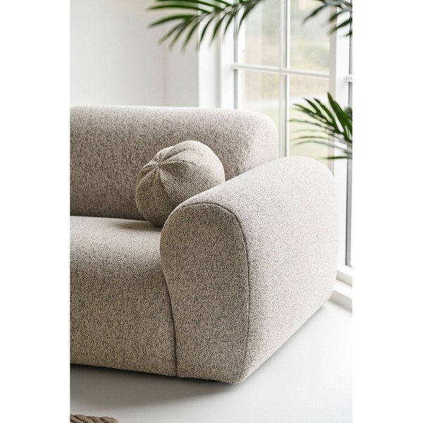 Sivo-bež kutna garnitura (s lijevim kutom/s ležaljkom) Clyde – House Nordic-image-4