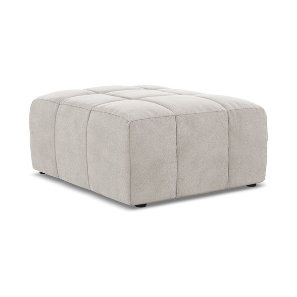 Bež baršunast tabure Aloha – Makamii-image-3