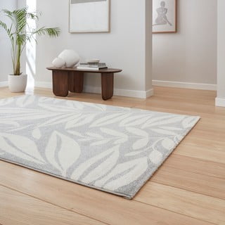 Svijetlo sivi tepih 160x230 cm Sorral Leaves  – Catherine Lansfield