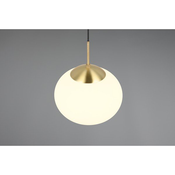 Bijela/u zlatnoj boji viseća svjetiljka sa staklenim sjenilom ø 30 cm Fomento – Trio-image-2