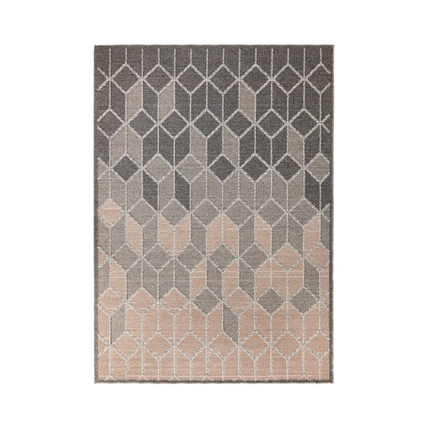 Sivo-ružičasti tepih Flair Rugs Dartmouth, 200 x 290 cm