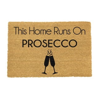 Otirač ​od prirodnih kokosovih vlakana Artsy Doormats This Home Runs On Prosecco, 40 x 60 cm