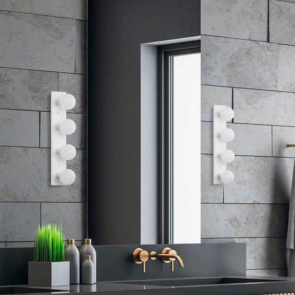 Bijela zidna lampa Mirro – Opviq lights-image-4