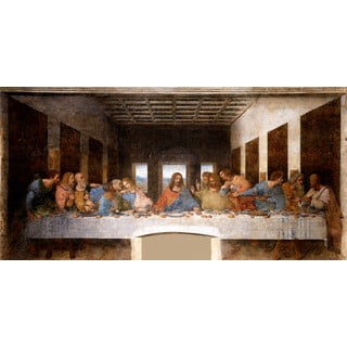 Reprodukcija slike Leonardo da Vinci - The Last Supper, 80 x 40 cm