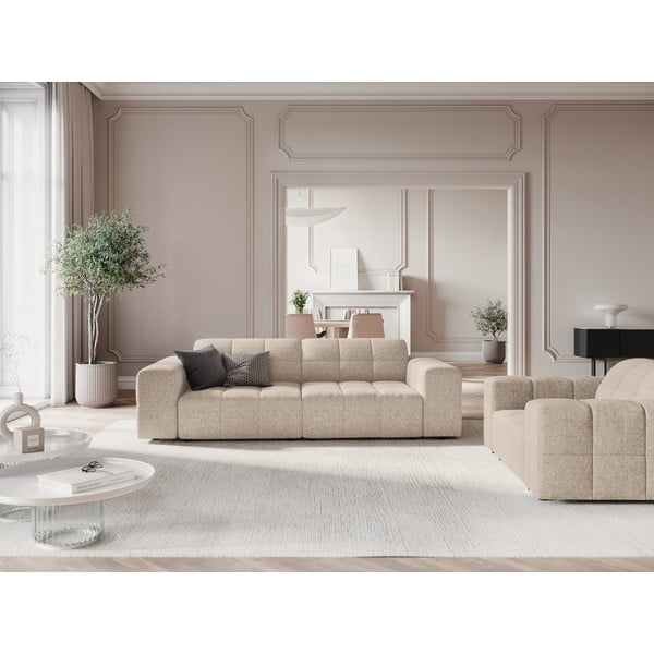 Bež sofa 204 cm Chicago – Cosmopolitan Design-image-1