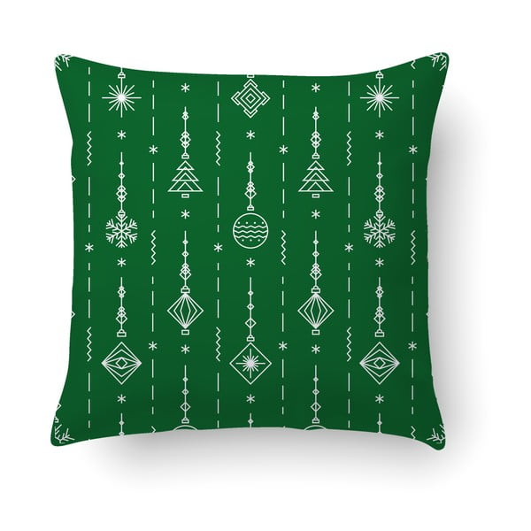 Zeleni jastuk Crido Consulting Winter Wonderland, 40 x 40 cm
