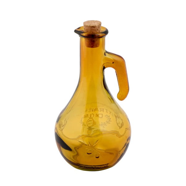 Žuta bočica za ulje od recikliranog stakla Ego Dekor Olive, 500 ml
