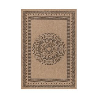 Crni/u prirodnoj boji vanjski tepih 80x150 cm Dhaka – Ayyildiz Carpets
