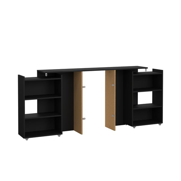 Crno uzglavlje 145x80 cm Naia – Tvilum-image-2