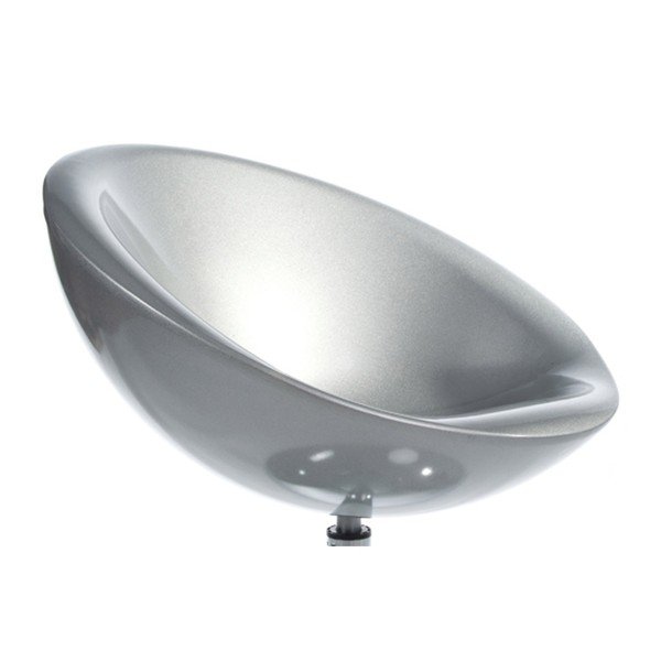 Srebrna okretna stolica Kokoon Design Bowl-image-1