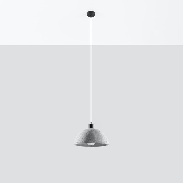 Siva viseća svjetiljka ø 30 cm Gonzo – Sollux-image-2