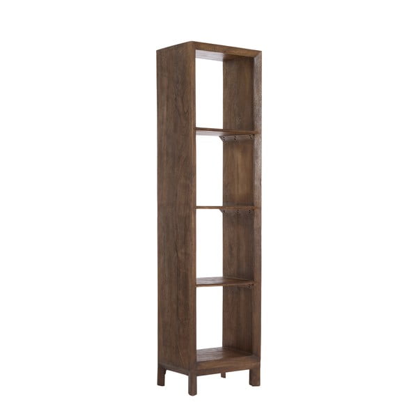 Biblioteka od masivnog manga u prirodnoj boji 48x190 cm Sondrio – Light & Living-image-2