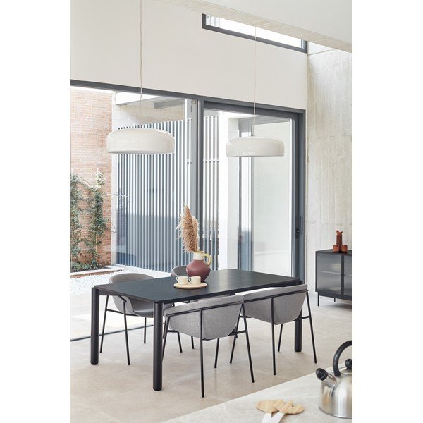 Crni blagovaonski stol Teulat Atlas, 180 x 100 cm-image-1