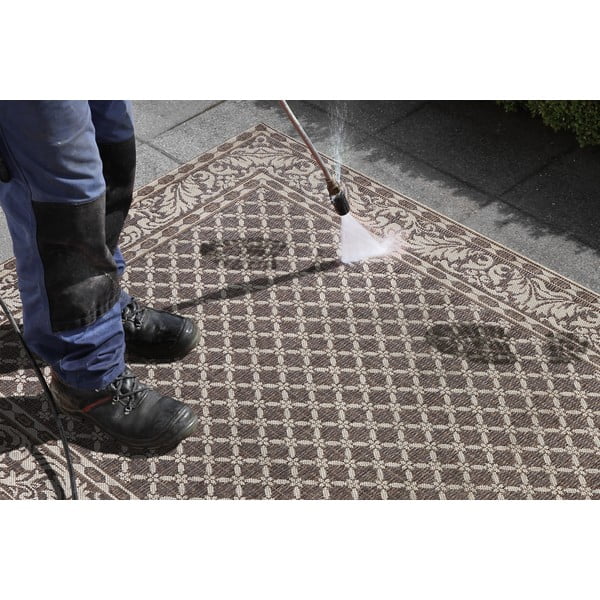 Sivo-krem vanjski tepih NORTHRUGS Royal, 160 x 230 cm-image-1