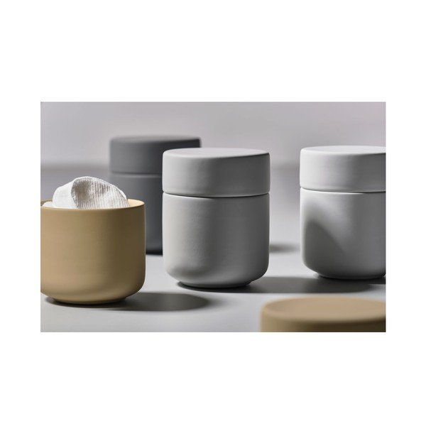 Zelena posuda s poklopcem od kamenine Zone UME-image-1