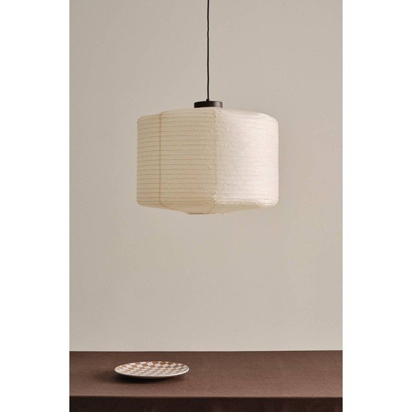 Bež papirnata viseća svjetiljka ø 60 cm Siv – Jotex-image-2