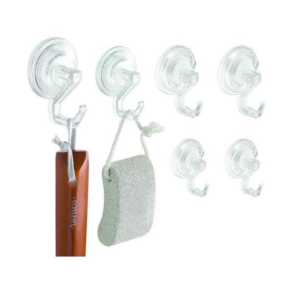Set od 6 prozirnih vješalica iDesign PL Suct-image-3