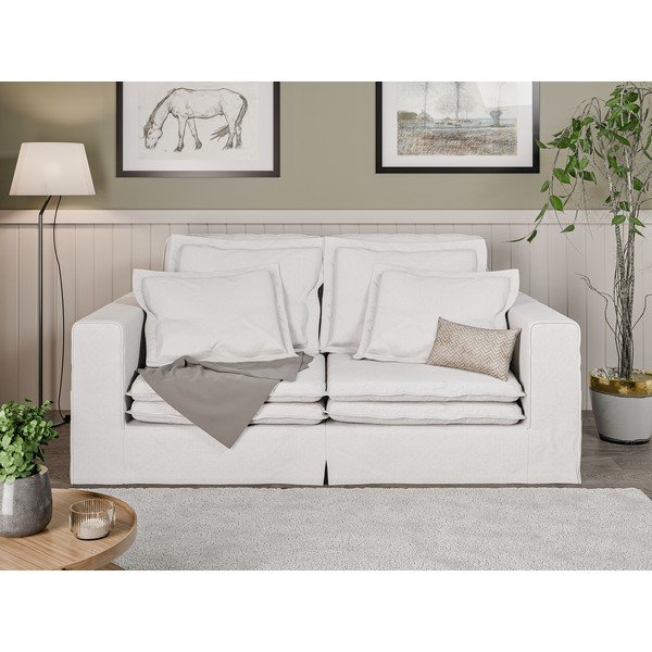 Bijela sofa 196 cm Nora – Ropez-image-1