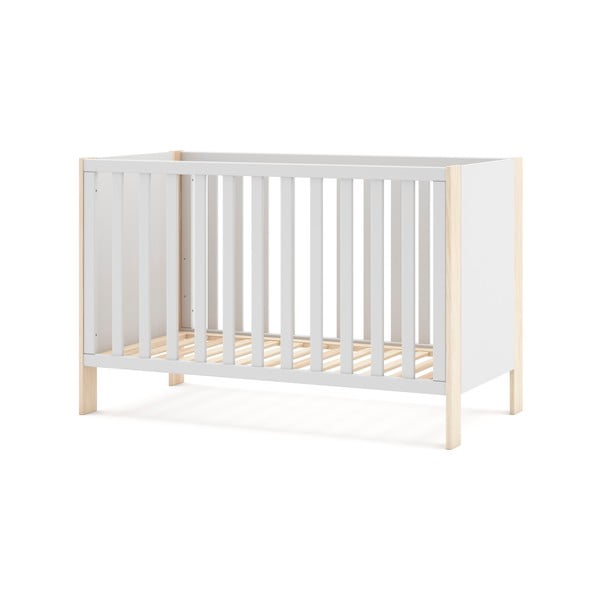 Bijeli/u prirodnoj boji dječji krevet 60x120 cm Esteban – Marckeric