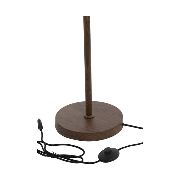 Tamno smeđa stojeća svjetiljka s tekstilnim sjenilom (visina 159 cm) Dania – Light & Living-image-4