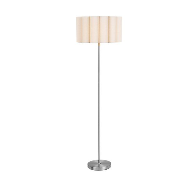 Bež/u srebrnoj boji lanena stojeća svjetiljka (visina 150 cm) Wattom – House Nordic-image-3