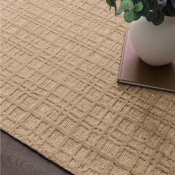 Bež ručno rađen tepih od mješavine vune 120x170 cm Thatch Honey – Asiatic Carpets-image-2