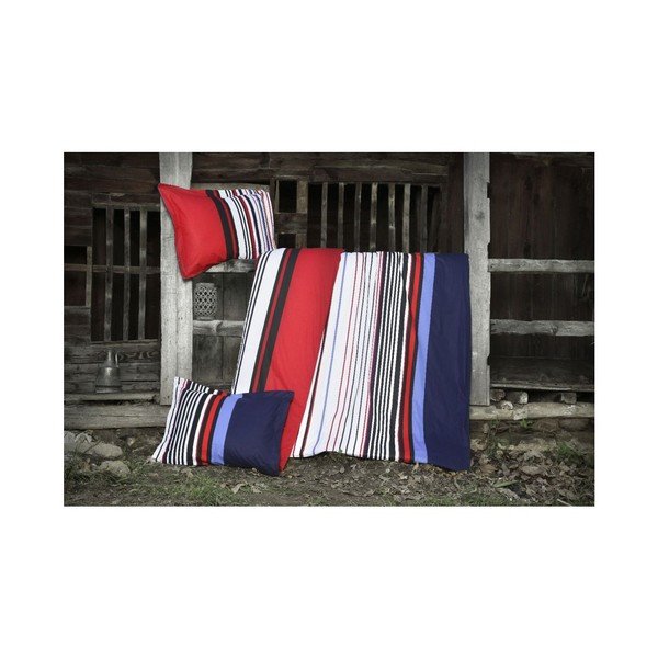 Posteljina Arya Red &amp; Blue, 200x220 cm-image-1
