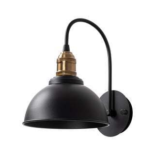 Crna zidna lampa ø 21 cm Varzan – Opviq lights