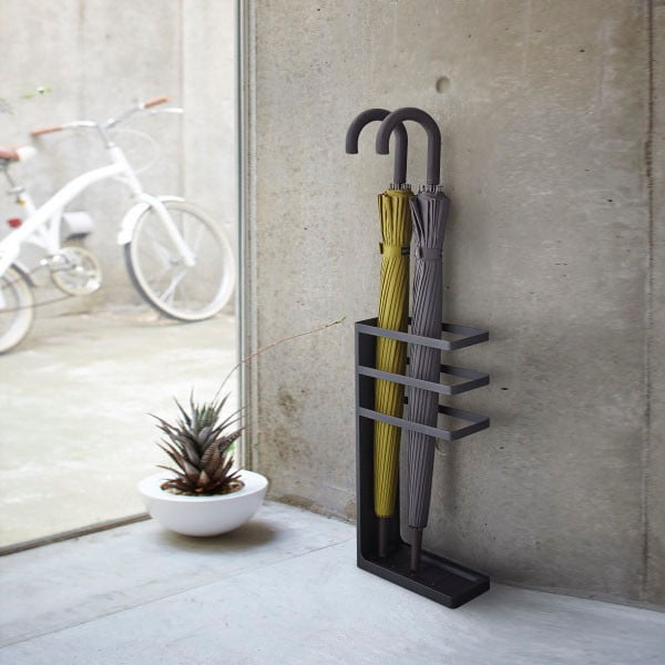 Crni stalak za kišobrane YAMAZAKI Slim Layer-image-1