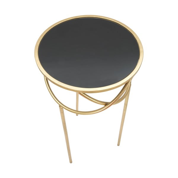 Okrugli pomoćni stol sa staklenom pločom stola ø 40 cm Ring – Mauro Ferretti-image-3