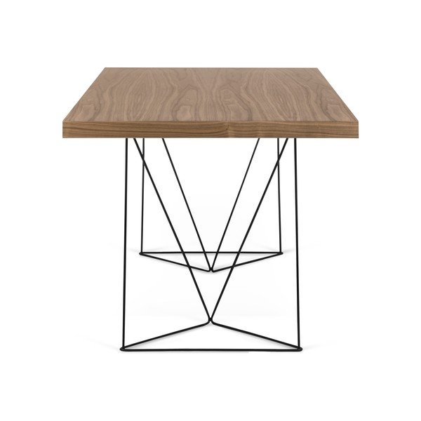 Smeđi stol s crnim nogama TemaHome Multi, 180 x 77 cm-image-3