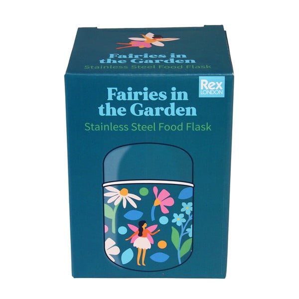 Plava termosica za hranu/dječja 280 ml Fairies in the Garden – Rex London-image-4