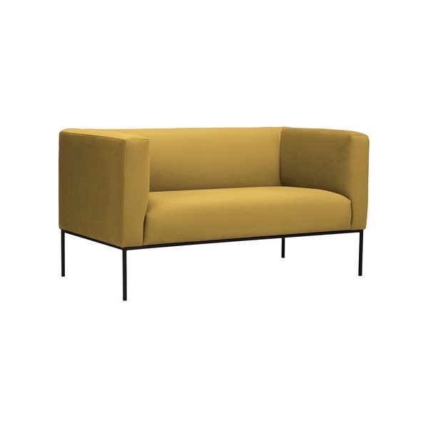 Žuta sofa Windsor & Co Sofas Neptune, 145 cm-image-1