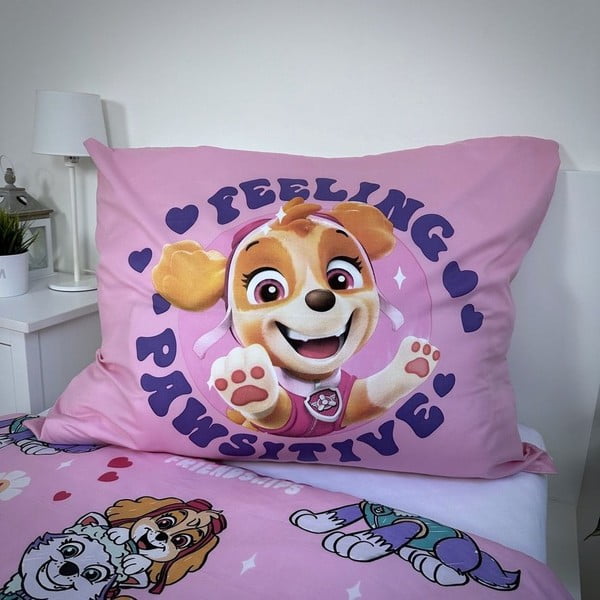 Dječja posteljina za krevet za jednu osobu od mikrovlakana 140x200 cm Paw Patrol – Jerry Fabrics-image-3
