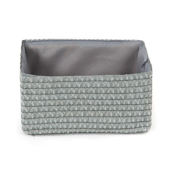 Siva košara za pohranu Compactor Lilou, 23 x 12 cm-image-2