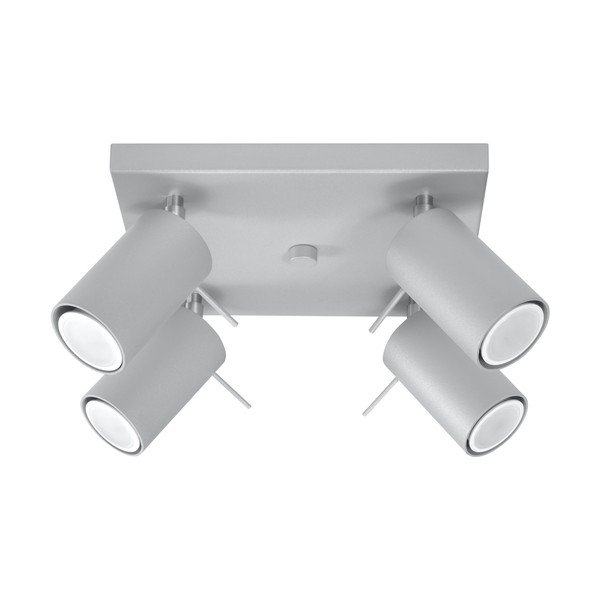 Siva stropna svjetiljka Sollux Etna Quatre-image-3