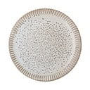 Sivo-bijeli keramički tanjur Bloomingville Thea, ø 20 cm