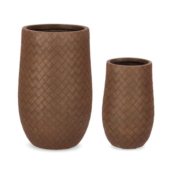 Posude za cvijeće u setu 2 kom ø 48 cm Rhombus – Bizzotto-image-1