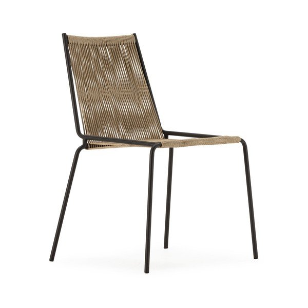 Bež metalne sklopive blagovaonske stolice u setu 2 kom Emily – Marckeric