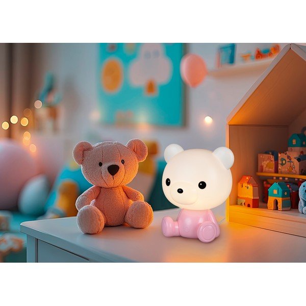 Ružičasta dječja stolna lampa Cutie – Reality-image-1