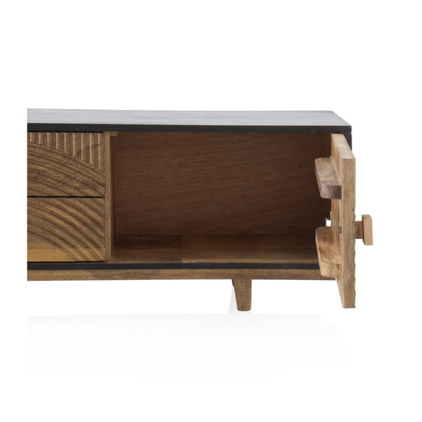 Crni TV stalak od drveta manga 150x40 cm Mango - Geese-image-4