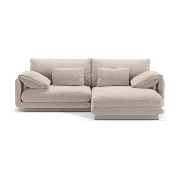 Bež kutna garnitura (s desnim kutom) Torino – Micadoni Home